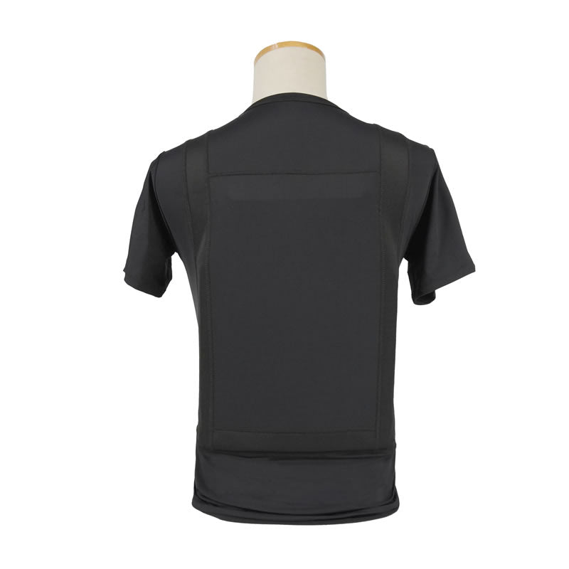 NIJ IIIA Short-sleeve Concealed Bulletproof T-shirt