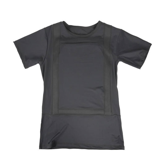 NIJ IIIA Short-sleeve Concealed Bulletproof T-shirt