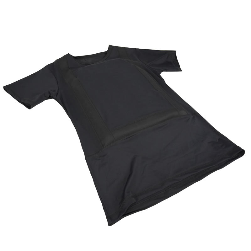 NIJ IIIA Short-sleeve Concealed Bulletproof T-shirt