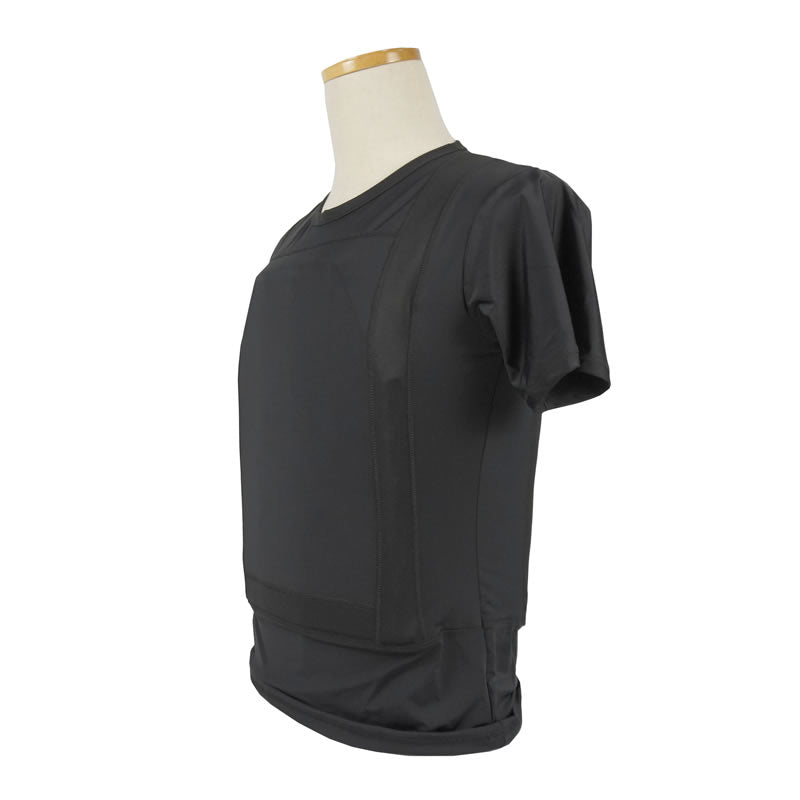 NIJ IIIA Short-sleeve Concealed Bulletproof T-shirt