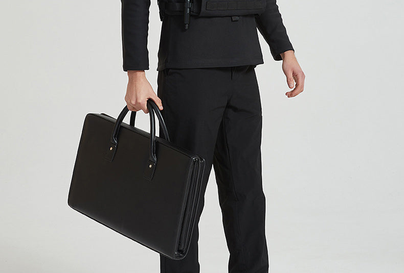 NIJ IIIA Leather Bulletproof Briefcase