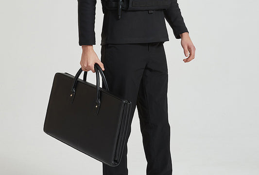 NIJ IIIA Leather Bulletproof Briefcase