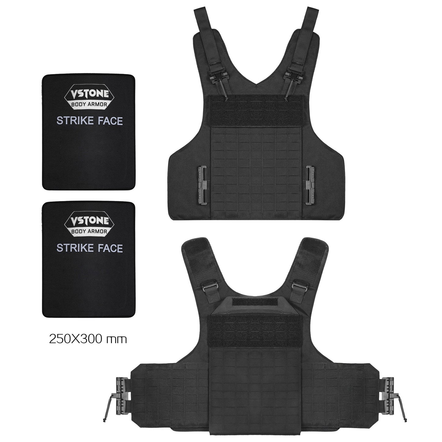 NIJ IIIA Military Laser quick-release tactical vest duty duty molle bulletproof protective